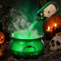 Large Translucent Witches Cauldron with Magic Floating Potion Bottles by Unknown