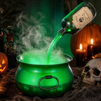 Large Translucent Witches Cauldron with Magic Floating Potion Bottles by Unknown