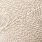 Foindtower Set of 2 Decorative Patchwork Chenille Throw Pillow Covers Textured Neutral Vintage Cushion Covers Modern Boho Accent Home Decor for Sofa Chair Couch Bed Living Room,20×20 Inch,Ivory White - Image 2