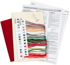 Whimsical Dimensions Counted Cross Stitch Kit Santa's Truck Stocking - 16"(1 Pc.) - Christmas Stocking, DIY Gift for Loved Ones, Ideal for Festive Events - Image 3