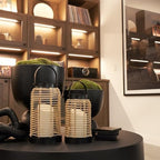 Natural Rattan Boho Lanterns - Handcrafted Chic Farmhouse Decor for Home - Image 7