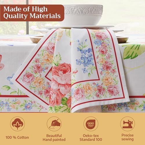 Maison d' Hermine Cloth Napkins Set of 4 Reusable 100% Cotton (20" x 20") - Image 3