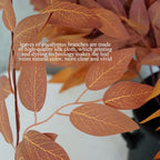 25pcs Italian Ruscus Greenery Fall Leaves Stems Garland for Vase Home Decor - Image 3