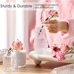 40 Pcs Glass Bud Vase Set, Small Glass Vases for Flowers, Mini Clear Bud Vases for Centerpieces, Wedding, Home, Office and Table Decoration, Clear - Image 4