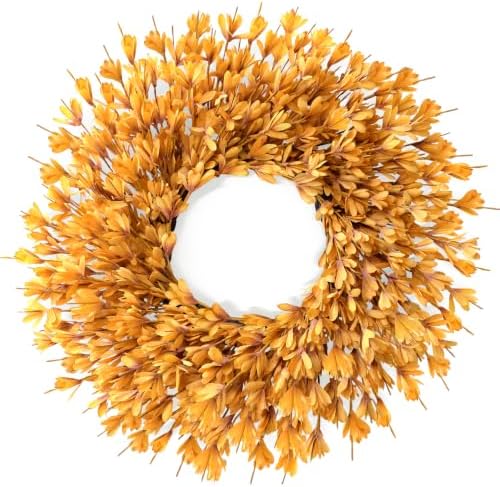 26 Inch Fall Wreaths for Front Door Outside - Large Autumn Wreath by JUNHAO
