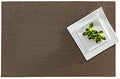 Restaurantware Antique Brass Vinyl Woven Placemat, 16 x 12 in, 6 Pack by Restaurantware
