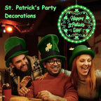 St. Patricks Day Decoration Window Light, Lighted Up Green LED Light, 2Pack - Image 4