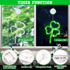 [Timer] 3 Pack St Patricks Day Decorations Shamrock Window Lights - Image 4