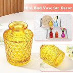 Dandat 24 Pieces Small Colored Vase Bulk 12 Style Decorative Bud Vase - Image 4