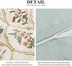 ISAENNE Designer Vintage Linen Throw Pillow Cover,28"x12"-Serenity B - Image 6