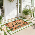 Front Door Mat Set, 2-Piece Spring Floral Hello Welcome Doormat by Unknown