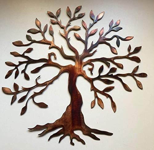 Olive Tree Metal Wall Art Tree of Life Home Decor - Image 4