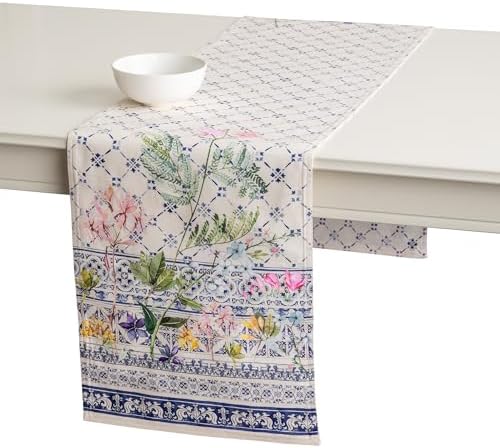 Maison d' Hermine Table Runner 100% Cotton 14.50" x 72" (Double Layer) by MaisondHermine