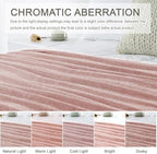 Chenille Throw Blanket for Couch 60" x 80" Twin, Dusty Pink - Image 2