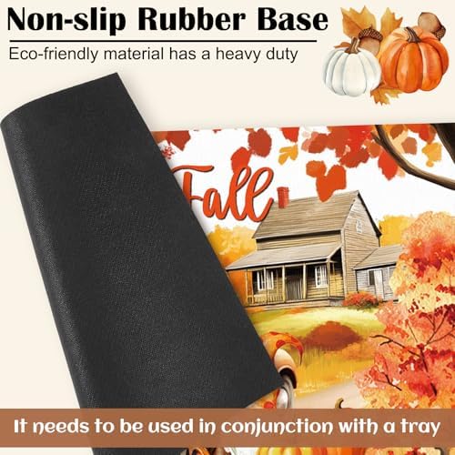 Nuanchu 12 Pack Seasonal Doormat Inserts, 10x22 in, Interchangeable, Truck - Image 4