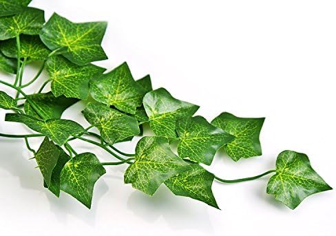 Unilove 168 feet Fake Foliage Garland Leaves Decoration Artificial Greenery Ivy Vine Plants for Home Decor Indoor Outdoors (Ivy Leaves) - Image 3
