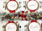 Christmas Garland for Front Door, 6 Foot Artificial Unlit Winter Garland with Pine Cones, Berry Clusters, Burgundy Ball Ornaments and Ribbon for Thanksgiving Holiday Christmas Decoration - Image 4