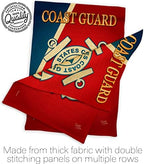 Coast Guard Burlap Garden Flag - Set Wall Hanger Armed Forces USCG Semper Paratus United State American Military Veteran Retire Official - House Banner Small Yard Gift Double-Sided 13 X 18.5, - Image 7