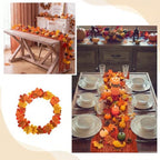 53 Pcs Fall Table Decorations Set with Runner and Garlands - Image 6