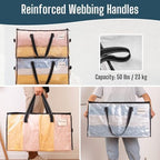 VENO Moving Bags, Storage Bags, Wide Open Top, Clear, 10 Pack - Image 5