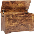 Timberer 31.5" Storage Chest, Wooden Storage Bench, Entryway Shoes Bench by Timberer