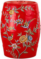 Lefedrasticity Ceramic Garden Stool Outdoor Decorative Garden Stools Hand-Painted Chinoiserie Decor Drum Stool for Garden Patio Backyard Balcony Living Room Bathroom (Red, Pattern 4) by %F0%9D%97%9F%F0%9D%97%B2%F0%9D%97%B3%F0%9D%97%B2%F0%9D%97%B1%F0%9D%97%BF%F0%9D%97%AE%F0%9D%98%80%F0%9D%98%81%F0%9D%97%B6%F0%9D%97%B0%F0%9D%97%B6%F0%9D%98%81%F0%9D%98%86