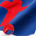 G128 Christian Flag | 3x5 Ft | StormFlyer Series Embroidered 220GSM Spun Polyester | Religious Flag, Embroidered Design, Indoor/Outdoor, Brass Grommets, Heavy Duty, All Weather by G128LLC
