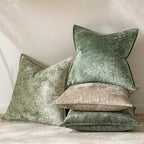 a moment Throw Pillow Covers 20X20 Inch 4 Packs,Soft Velvet Decorative Pillow Cases with 3D Ice Flower,Texture Modern Accent Cushion Covers for Sofa Couch Home Decor Quiet Oasis - Image 5