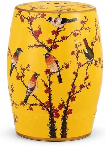 Lefedrasticity Ceramic Garden Stool Outdoor Decorative Garden Stools Hand-Painted Chinoiserie Decor Drum Stool for Garden Patio Backyard Balcony Living Room Bathroom (Yellow, Pattern 8) by %F0%9D%97%9F%F0%9D%97%B2%F0%9D%97%B3%F0%9D%97%B2%F0%9D%97%B1%F0%9D%97%BF%F0%9D%97%AE%F0%9D%98%80%F0%9D%98%81%F0%9D%97%B6%F0%9D%97%B0%F0%9D%97%B6%F0%9D%98%81%F0%9D%98%86