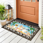 12Pcs Doormat Inserts Seasonal Entrance Doormats Interchangeable Welcome Doormats Welcome Mat Outdoor for Fall Christmas Front Door Outdoor Indoor 22in x 10in All Season and Holiday Gnomes - Image 4