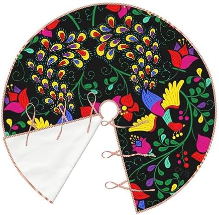 Christmas Tree Skirt 48 Inch, Mexican Style - Image 4
