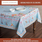 Maison d' Hermine Table Cloth Square Table Reusable 100% Cotton 60"x60" - Image 2