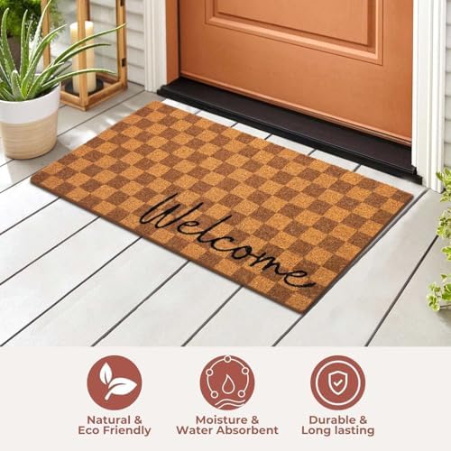 Folkulture Door Mat, Welcome Mat, Welcome Matt Outdoor Doormats - 16" x 28" - Image 3