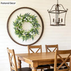 26" Artificial Eucalyptus Wreath for Front Door - Image 6