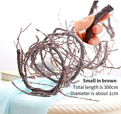 118"Brown S Bendable Grapevines Garland Faux Tree Branch Wall Hanging Decor - Image 4