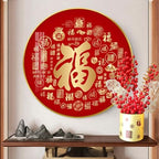Chinese New Year Table Ornament, Artificial Branches Fortune Lucky Tree, Spring Festival Artificial Red Berry Flower Arrangement for Asian Lunar New Year Desktop Centerpiece - Image 7