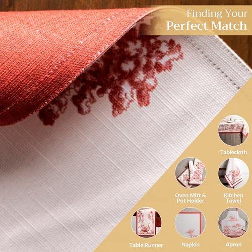Maison d' Hermine Placemats Set of 4 Reusable 100% Cotton (13"x19") - Image 5