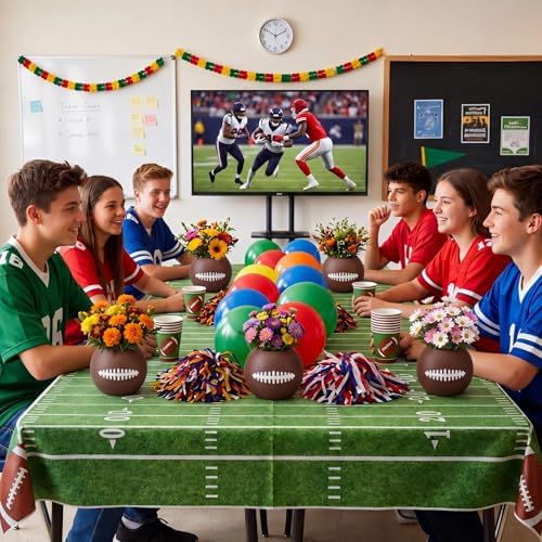 LemonRoad 6 Pcs Flower Pot, Football, 3.93 x 3.93 x 3.15 Inches, 6 - Image 5