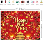 Chinese New Year 2027 Backdrop 7x5FT Red Lantern Traditional Happy Lunar New Year Photography Background Chinese Spring Festival Party Decorations Supplies Photo Props - Image 6