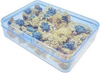 LJY 12 Blue Rectangular Plastic Boxes, 4.5 x 3.3 x 1.1 in for Craft Kits - Image 4