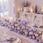 Lunmon 64 Pcs Lilac Purple Christmas Ball Ornaments Lavender Xmas Bulbs - Image 4