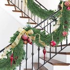 Artgar 12Ft (2 * 6ft) Christmas Pine Garland, 2 Pcs Real Touch Pine Garland - Image 5