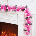Pink Halloween Garland, Ghost Garland for Mantel, Farmhouse Halloween Decor by Unknown