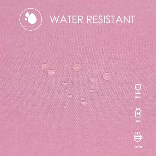 BALCONY & FALCON Rectangle Table Cloth Waterproof Pink 57"x118" - Image 4