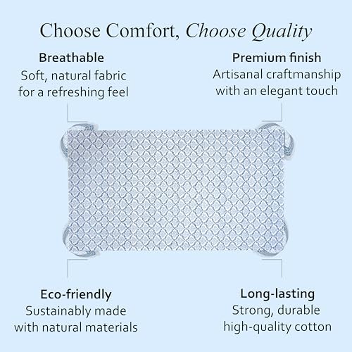 CPC Indigo Regal Tablecloth 100% Cotton 72x160 Inch Indian Block Print Rectangle Table Cover, Table Cloth for Gifting in Weddings, Halloween, Fall, Christmas, Thanksgiving - Image 6