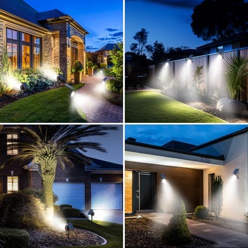 nipify Solar Spot Lights Outdoor Waterproof, Landscape Spotlights - Image 7