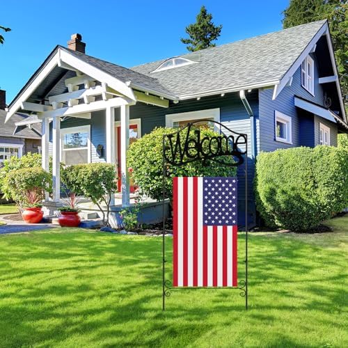 CroBlissful Garden Flag Stand Holder 39 x 16 for 911 Day, Welcome - Image 5