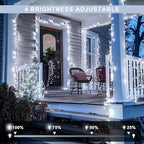 JMEXSUSS 132 ft 400 LED White Christmas Lights Indoor Outdoor - Image 3