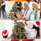 Therwen 2 Pcs Christmas Stocking Holders Lantern, LED, Xmas Tree, Black - Image 5