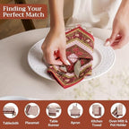 Maison d' Hermine Cloth Napkins Set of 4 Reusable 100% Cotton (20" x 20") - Image 4